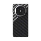 For Huawei Mate X6 ABEEL C Carbon Fiber Series 6D Micro Relief MagSafe Phone Case(Black Grey) - 2