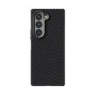 For Samsung Galaxy Z Fold5 5G ABEEL C Carbon Fiber Series 6D Micro Relief MagSafe Phone Case(Black) - 2