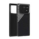 For Xiaomi Mix Fold 4 ABEEL C Carbon Fiber Series 6D Micro Relief MagSafe Phone Case(Black Grey) - 1