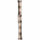 20mm Universal Slim Magnetic Buckle Napped Fabric Leather Watch Band(Brown) - 3