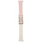 20mm Universal Slim Magnetic Buckle Genuine Leather Watch Band(Pink Beige) - 3