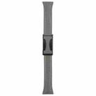 20mm Universal Slim Magnetic Buckle Genuine Leather Watch Band(Dark Green) - 3