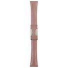 20mm Universal Slim Magnetic Buckle Genuine Leather Watch Band(Plain Weave Smoky Purple) - 3