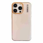 For iPhone 16 Pro Max Soft Sandy Skin Feel Translucent PC Phone Case(Desert Gold) - 1