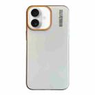 For iPhone 16 Plus Soft Sandy Skin Feel Translucent PC Phone Case(Titanium Grey) - 1