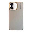 For iPhone 16 Plus Soft Sandy Skin Feel Translucent PC Phone Case(Black) - 1