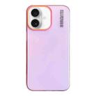 For iPhone 16 Plus Soft Sandy Skin Feel Translucent PC Phone Case(Rose Pink) - 1