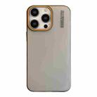For iPhone 15 Pro Max Soft Sandy Skin Feel Translucent PC Phone Case(Black) - 1