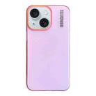 For iPhone 15 Plus Soft Sandy Skin Feel Translucent PC Phone Case(Rose Pink) - 1