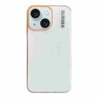 For iPhone 15 Soft Sandy Skin Feel Translucent PC Phone Case(Transparent White) - 1