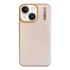 For iPhone 14 Plus Soft Sandy Skin Feel Translucent PC Phone Case(Desert Gold) - 1