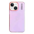 For iPhone 13 mini Soft Sandy Skin Feel Translucent PC Phone Case(Rose Pink) - 1