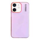 For iPhone 12 Soft Sandy Skin Feel Translucent PC Phone Case(Rose Pink) - 1