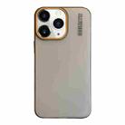 For iPhone 11 Pro Max Soft Sandy Skin Feel Translucent PC Phone Case(Black) - 1