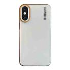 For iPhone XS / X Soft Sandy Skin Feel Translucent PC Phone Case(Titanium Grey) - 1