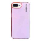 For iPhone 8 Plus / 7 Plus Soft Sandy Skin Feel Translucent PC Phone Case(Rose Pink) - 1