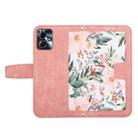 For Motorola Moto G14 Floral Pattern Leather Phone Case with Lanyard(Pink) - 3