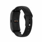 For Garmin Vivomove 3s / 4s 18mm Reverse Buckle Silicone Watch Band, Size: Large Size(Black) - 1