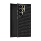 For Samsung Galaxy S24 Ultra 5G ABEEL C Carbon Fiber Series 6D Micro Relief MagSafe Phone Case(Black) - 1