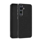 For Samsung Galaxy S25 5G / S24 5G ABEEL C Carbon Fiber Series 6D Micro Relief MagSafe Phone Case(Black) - 1