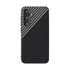 For Samsung Galaxy S25 5G / S24 5G ABEEL C Carbon Fiber Series 6D Micro Relief MagSafe Phone Case(Black Grey) - 2