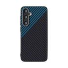 For Samsung Galaxy S25+ 5G / S24+ 5G ABEEL C Carbon Fiber Series 6D Micro Relief MagSafe Phone Case(Black Blue) - 2