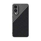 For Samsung Galaxy S25 Edge 5G ABEEL C Carbon Fiber Series 6D Micro Relief MagSafe Phone Case(Black Grey) - 2