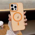 For iPhone 16 Pro Max Soft Sandy Skin Feel MagSafe Magnetic PC Phone Case(Orange) - 1