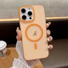 For iPhone 13 Pro Soft Sandy Skin Feel MagSafe Magnetic PC Phone Case(Orange) - 1