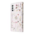 For Samsung Galaxy S25+ 5G Bronzing Painting RFID Leather Phone Case(Flowers World) - 3