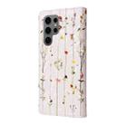 For Samsung Galaxy S25 Ultra 5G Bronzing Painting RFID Leather Phone Case(Flowers World) - 3