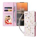 For Samsung Galaxy S23 Ultra 5G Bronzing Painting RFID Leather Phone Case(Flowers World) - 2