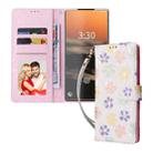 For Samsung Galaxy S23 Ultra 5G Bronzing Painting RFID Leather Phone Case(Bloosoming Flower) - 2