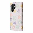 For Samsung Galaxy S23 Ultra 5G Bronzing Painting RFID Leather Phone Case(Bloosoming Flower) - 3