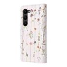 For Samsung Galaxy S23 5G Bronzing Painting RFID Leather Phone Case(Flowers World) - 3