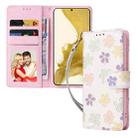 For Samsung Galaxy S23+ 5G Bronzing Painting RFID Leather Phone Case(Bloosoming Flower) - 2