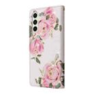 For Samsung Galaxy S25 FE 5G Bronzing Painting RFID Leather Phone Case(Rose Flower) - 3
