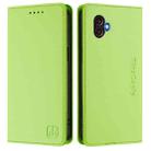 For Samsung Galaxy XCover 6 Pro RC01 Dual-Folded Magnetic Suction RFID Leather Phone Case(Grass Green) - 2