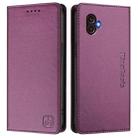 For Samsung Galaxy XCover 6 Pro RC01 Dual-Folded Magnetic Suction RFID Leather Phone Case(Violet) - 2