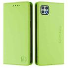 For Samsung Galaxy A22 5G / A22s 5G RC01 Dual-Folded Magnetic Suction RFID Leather Phone Case(Grass Green) - 2