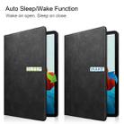 For Samsung Galaxy Tab S8 / Galaxy Tab S7 (2020) T870 Cowhide Texture TPU Tablet Horizontal Flip Leather Case with Holder & Sleep / Wake-Up Function & Pen Slot(Black) - 4