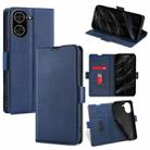 For Redmi A5 4G 171.7mm Ultra-thin Voltage Side Buckle Horizontal Flip Leather Phone Case(Blue) - 1