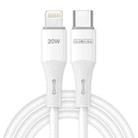 DUZZONA A10 PD20W 480Mbps Type-C to 8 Pin Fast Charging Cable, Length:1m(White) - 2