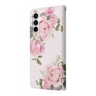 For Samsung Galaxy A35 5G Bronzing Painting RFID Leather Phone Case(Rose Flower) - 3