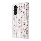 For Samsung Galaxy A24 5G Bronzing Painting RFID Leather Phone Case(Flowers World) - 3