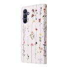 For Samsung Galaxy A16 5G Bronzing Painting RFID Leather Phone Case(Flowers World) - 3