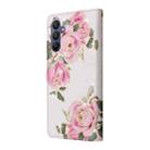 For Samsung Galaxy A16 5G Bronzing Painting RFID Leather Phone Case(Rose Flower) - 3