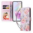 For Samsung Galaxy A26 5G Bronzing Painting RFID Leather Phone Case(Pastoral Rose) - 2