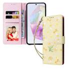 For Samsung Galaxy A26 5G Bronzing Painting RFID Leather Phone Case(Yellow Daisy) - 2
