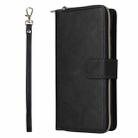 For Samsung Galaxy S25 Ultra 5G 9-Card Slots Zipper Wallet Bag Leather Phone Case(Black) - 2